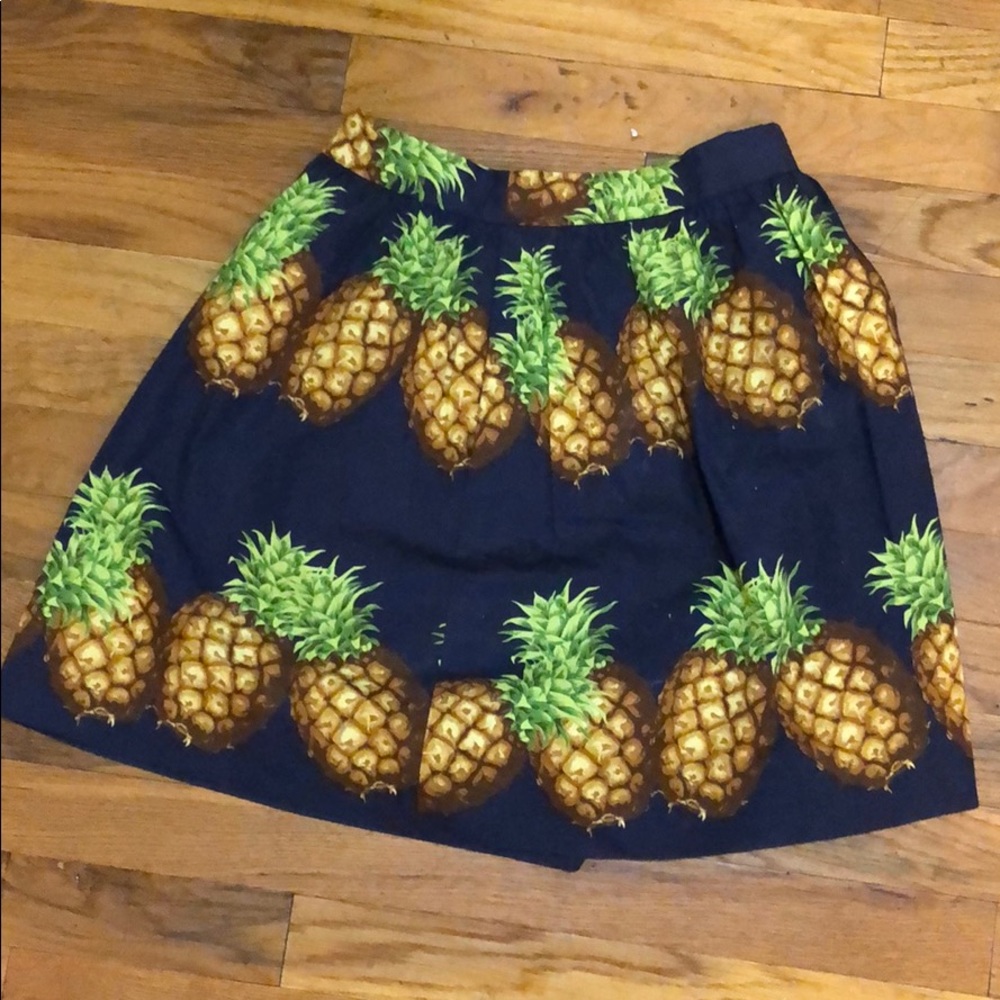 Jcrew Pineapple Skirt